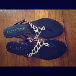 White House black market diamond sandals